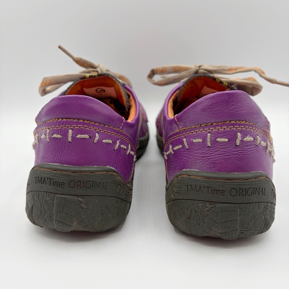 TMA Shoes Women's 10 - 10.5 Sz 41 Stumble Stuff Groovy Glides Washed Leather - Picture 6 of 10